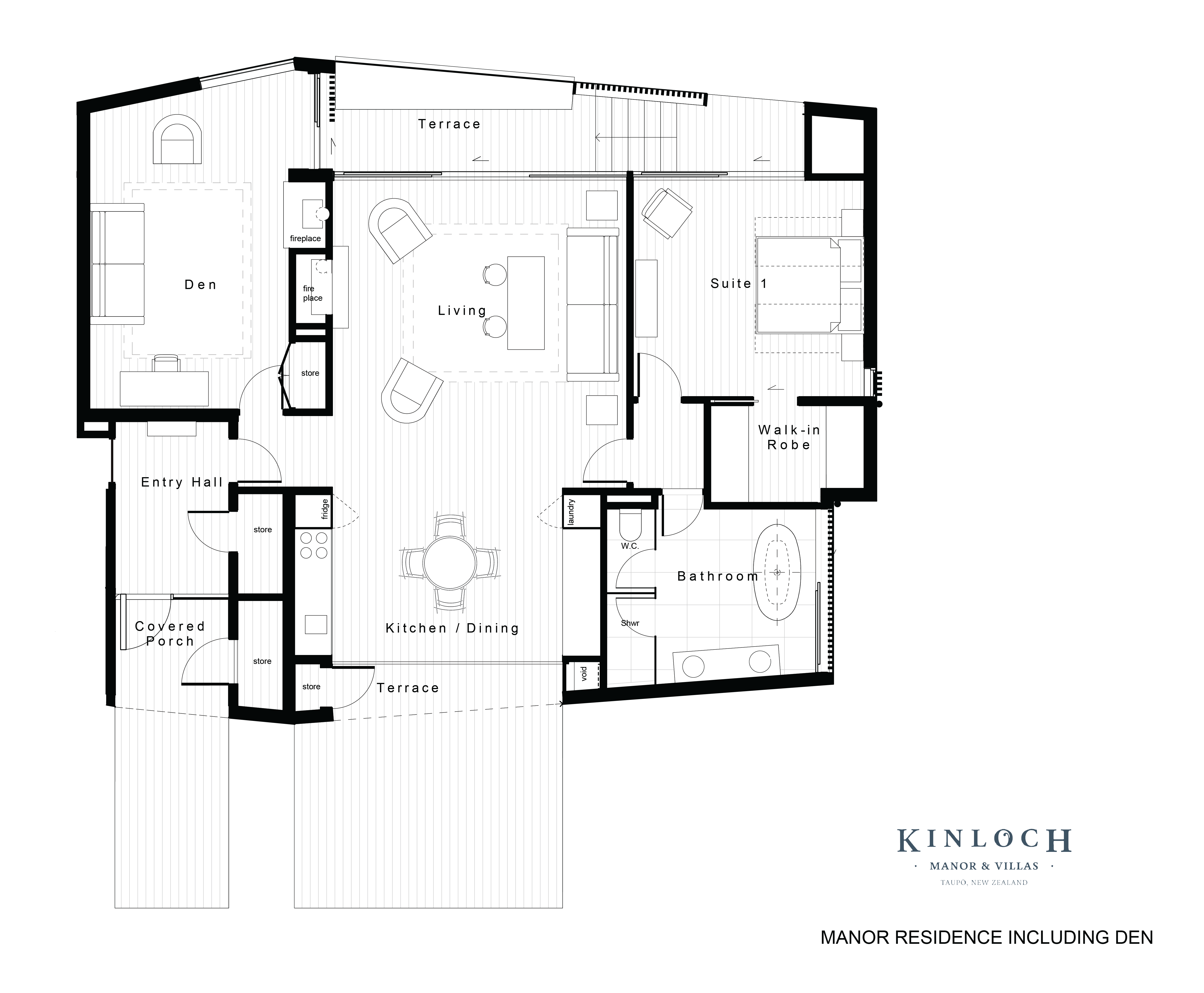 Manor Residence inclusive Den Floorplan