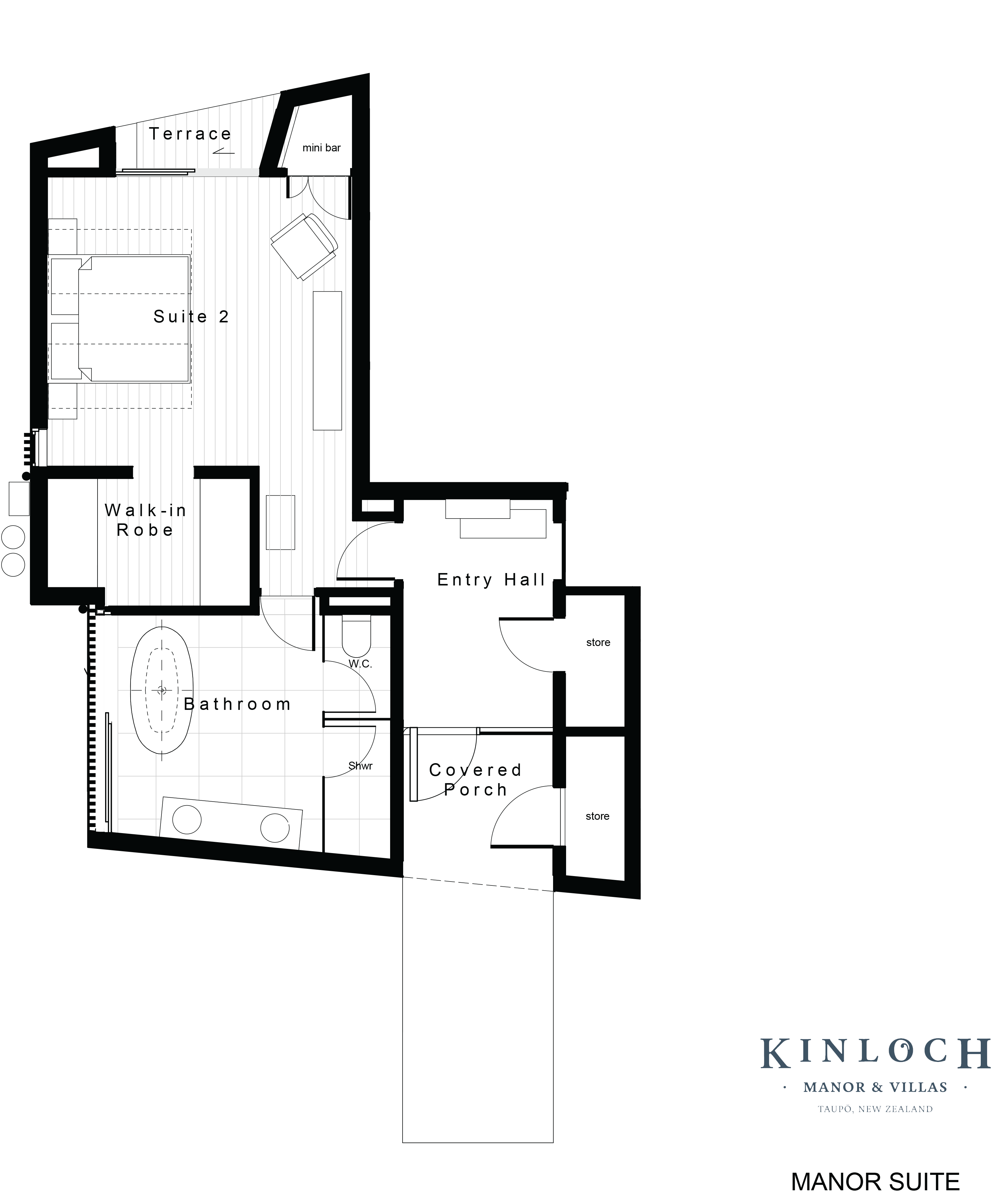 Manor Suite Floor plans
